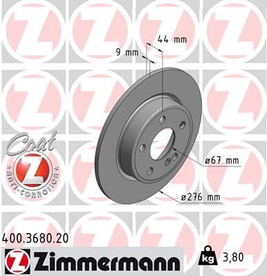 FREN DISKI ARKA MERCEDES W176 W246 C117