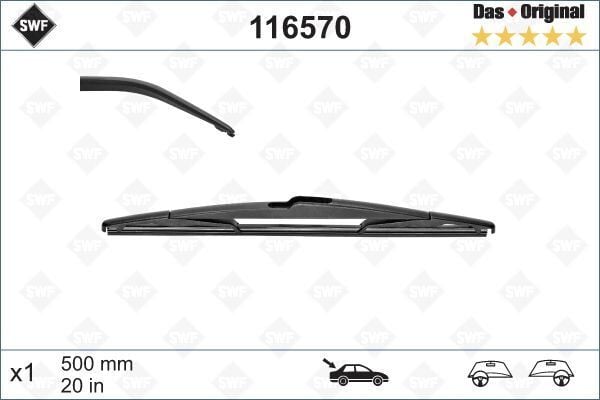 SİLECEK SWF 50cm x1 ARKA C5 01/05 -LGN II 01/01 > PRIMERA 02 >