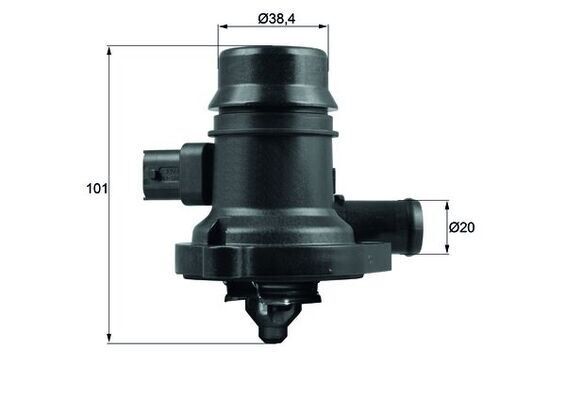 TERMOSTAT ASTRA J 10>15 INSIGNIA A 09>17 CORSA D 07>14 CORSA E 15>19 MERIVA B 10>17 MOKKA 13>19 1.4 A14NET A14NEL B14NEH B14 NEJ 103c