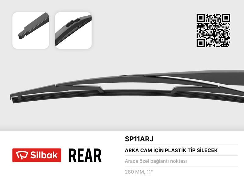 SİLECEK SÜPÜRGESİ ARKA PLASTİK TİP 260MM MERCEDES-BENZ B-CLASS 09/11>