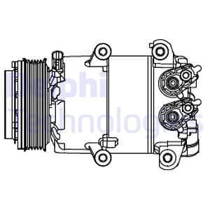 KLİMA KOMPRESÖRÜ FORD FOCUS-CMAX-FİESTA 11> 1.5-1.6 TDCİ