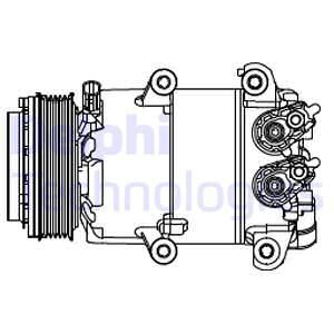 KLİMA KOMPRESÖRÜ FORD FOCUS-CMAX-FİESTA 11> 1.5-1.6 TDCİ
