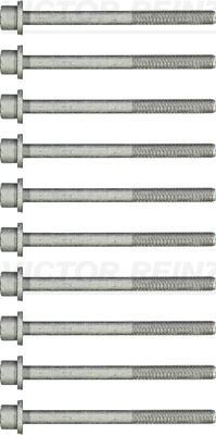 SİLİNDİR KAPAK CİVATASI 10 ADET ASTRA F-VECTRA A-CALIBRA-FRONTERA-KADETT-OMEGA 1.8-2.0 8V NZ-NV-SE
