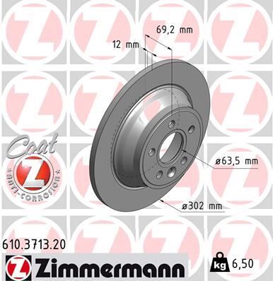 ARKA FREN DISK AYNASI VOLVO V70 III 07> D4 13> S80 II 2.0 3.2 /2.0TDI 08> XC70 06>