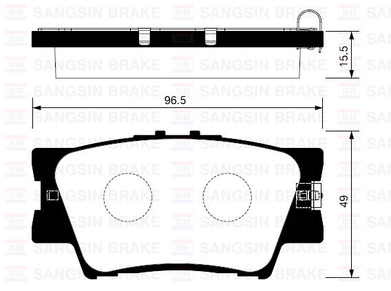 ARKA FREN BALATA TOYOTA RAV4 2.0L 1AZ-FE ACA30 ACA31 06-12 / 2.0L 1AD-FTV D4-D ALA40 12->