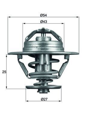 TERMOSTAT 83C BOXER-JUMPER-MOVANO-MASTER-DAILY 2.5-2.8 D-HDI-TDI-JTD