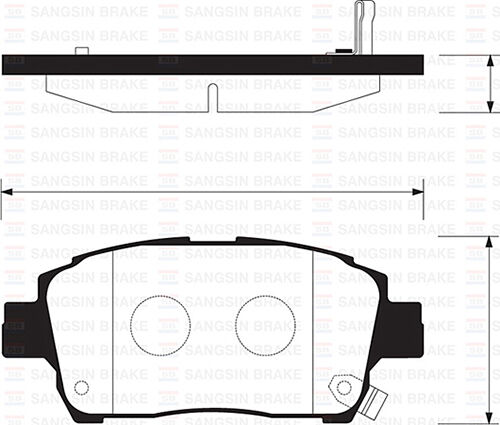 ÖN FREN BALATA TOYOTA YARIS 1.3L 2NZ-FE NCP10 japon üretim 99-02 / 1.0L 1SZFE SCP10 Arkalar disk ti pi ise 03-05 abs li araçlar için