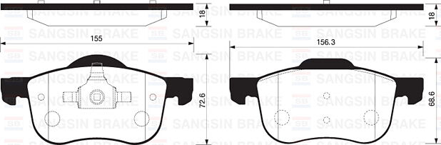 ON FREN BALATASI VOLVO S60 00> S70 97>00 S80 98> V70 97>07 V70 01>07 XC70 00> XC90 02>12 16 JANT