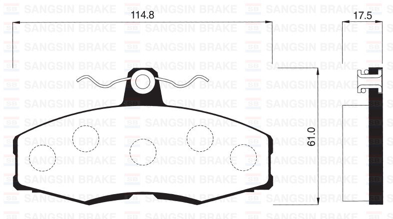 ÖN FREN BALATA SKODA FAVORIT 1.3L 88-97 / FORD SIERRA 1.3L 1.6L 2.0L 86-93